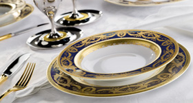 In the 15th century, porcelain began to be imported from China in larger quantities but was still rather expensive, considering its counter value in gold.