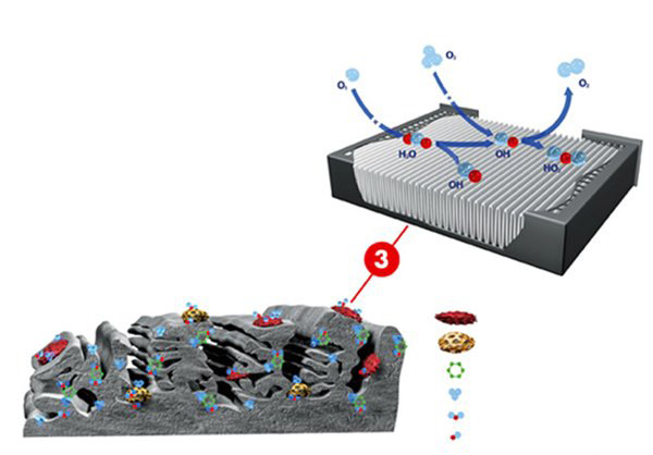 Therapy Air reaction mechanism model - ozone reaction in a filter